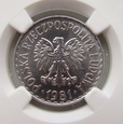 Polska / PRL 1 Złoty 1981 NGC MS64