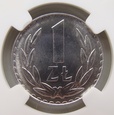 Polska / PRL 1 Złoty 1981 NGC MS64