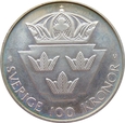Szwecja 100 Koron 1985 Międzynarodowy Rok Młodzieży