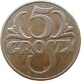 Polska 5 Groszy 1938