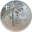 Polska 10 zł Papież Pielgrzym 1999