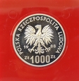 Polska / PRL - 1000 zł  MŚ Włochy 1988 próba