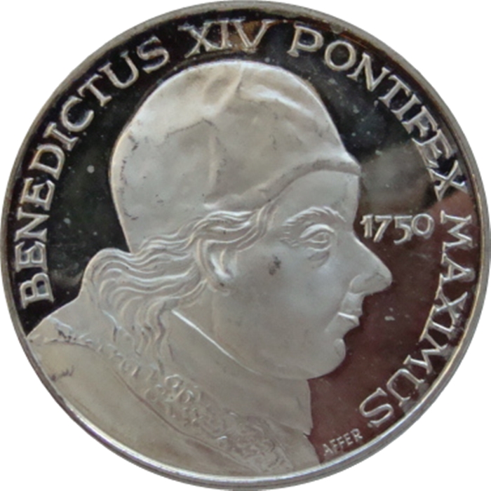Medal Watykan Benedykt XIV 1750