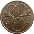 Polska 1 Grosz 1938