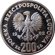 Polska / PRL - 200 Złotych MŚ Hiszpania 1982