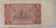 Polska 5 Złotych 1948 seria BB