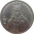 Polska / PRL  100 Złotych 1988 Jadwiga - niedobity znak projektanta