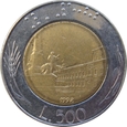 Włochy 500 Lirów 1992