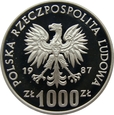 Polska / PRL 1000 Złotych XV ZIO 1987 próba