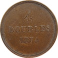 Guernsey 4 Doubles 1874