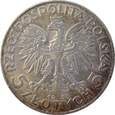 Polska 5 Złotych 1933 Głowa Kobiety