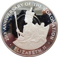 Jamajka 25 Dolarów 1978 Rocznica koronacji Elżbiety II (G-05D)