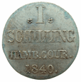 Niemcy 1 Schilling 1840 Hamburg