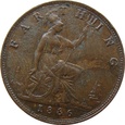 Wielka Brytania Farthing 1886