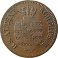 Niemcy 1 Pfennig 1858 F Sachsen - Altenburg