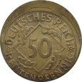Niemcy 50 Rentenpfennig 1924 A  - klasyczny destrukt