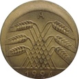 Niemcy 50 Rentenpfennig 1924 A  - klasyczny destrukt