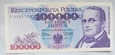 Polska 100 000 Złotych 1993 seria D