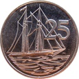 Kajmany 25 Centów 2013