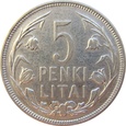 Litwa 5 Litai 1925