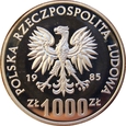 Polska / PRL 1000 złotych Wiewiórka 1985 próba