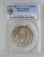 Fryderyk III Ort Królewiec 1699 SD - PCGS MS 63