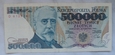 Polska 500 000 Złotych 1990 seria D