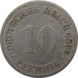 Niemcy 10 Pfennig 1892 G