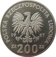 Polska / PRL 200 złotych ME 1987 próba