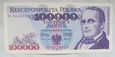 Polska 100 000 Złotych 1993 seria D - UNC