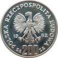 Polska / PRL  200 Złotych  MŚ Hiszpania 1982 próba