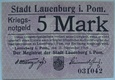 Lębork / Lauenburg - 5 Marek 1918