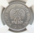 Polska / PRL 1 Złoty 1974 - NGC - MS64