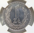 Polska / PRL 1 Złoty 1974 - NGC - MS64