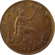 Wielka Brytania Farthing 1881 