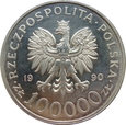 Polska 100 000 złotych 1990 Solidarność A