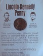 USA 1 Cent 1973 D Lincoln-Kennedy