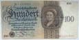 Niemcy 100 Reichsmark 1924 seria B (S)