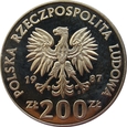 Polska / PRL 200 złotych ME 1987 próba