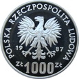 Polska / PRL 1000 złotych XXIV Olimpiada 1987 próba