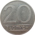 Polska / PRL  20 Złotych 1986 - z daszkiem