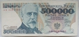 Polska 500 000 Złotych 1990 seria AB