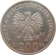 Polska / PRL - 200 zł  MŚ Włochy 1988 próba