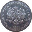 Polska / PRL - 20 Złotych 1983 Nowotko 