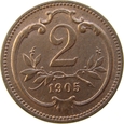 Austria 2 Heller 1905