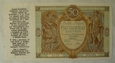 Polska 50 złotych 1929 seria ED. z nadrukiem