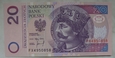 Polska 20 złotych 1994 seria FX