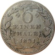 Niemcy Prusy 1/6 Talara 1831 Hessen - Kassel