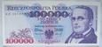 Polska 100 000 Złotych 1993 seria AD - UNC