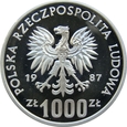 Polska / PRL 1000 Złotych XV ZIO 1987 próba